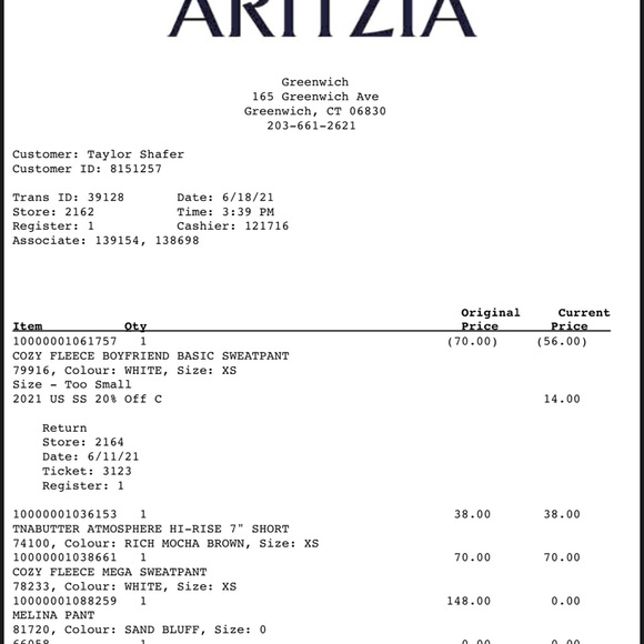 Aritiza Melina Pants Size 0 Tall Sand Bluff - Picture 5 of 5